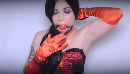 Shut me up. Red and black