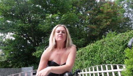 Out Door Boot Bitch POV