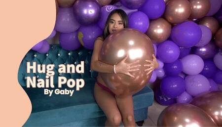 Hug And Squeezy Pop Chrome Balloons By Gaby 4K