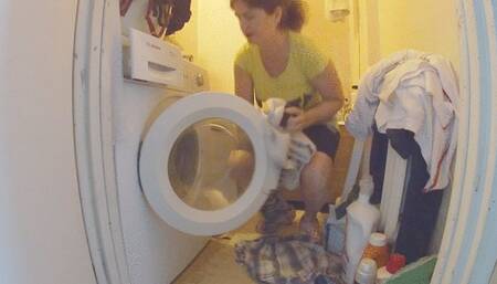 Loading the wash mahine