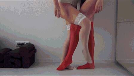 TWO LESBIANS AND SEXY STOCKINGS (fjoi)