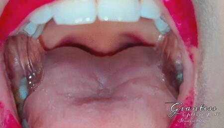 Mouth tour and gummy swallow