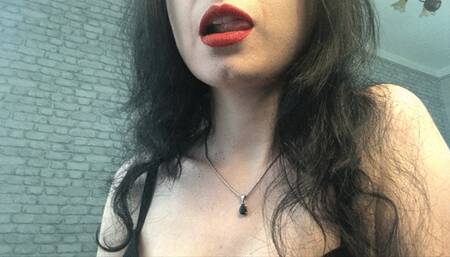 Lips JOI + countdown