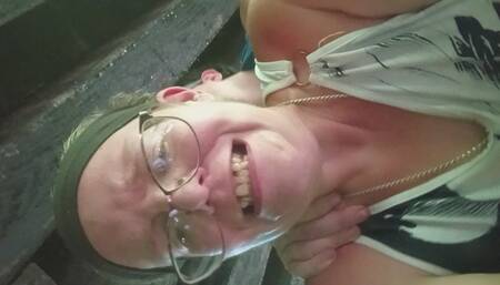 Cum on My Ass Under the Abandon Train Tracks