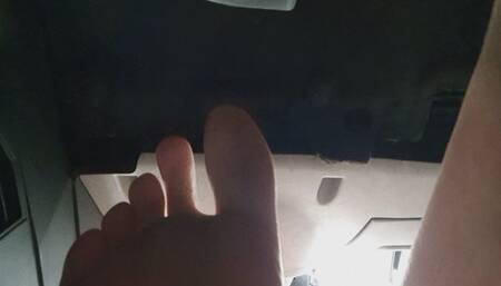 Bare Feet Giantess Trampling YOU While Driving WMV