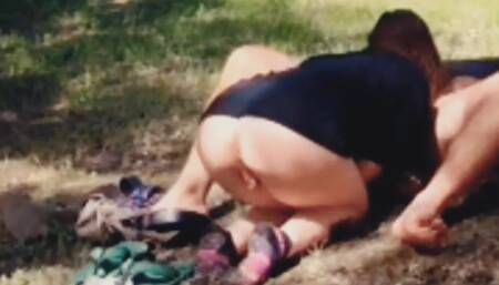 Blowjob in the Cemetary!