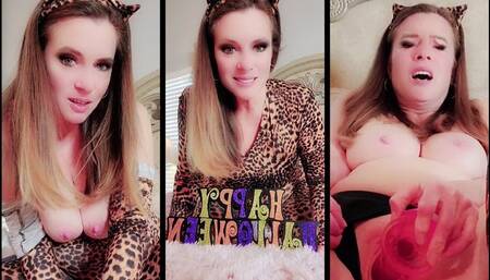 Happy Halloween 2023 Leopard Nikki Dildo Suck Fuck JOI