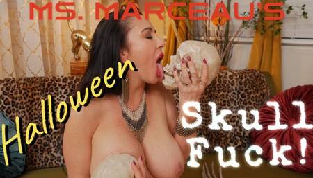Ms. Marceau's Halloween Skull Fuck!