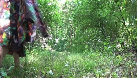 BBW Forest Goddess Releasing Her Waters