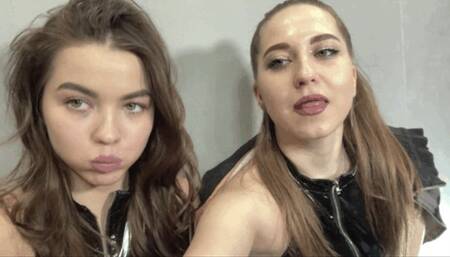 RB 14 A slave is tied up, two Goddesses humiliate a slave! [MP4]