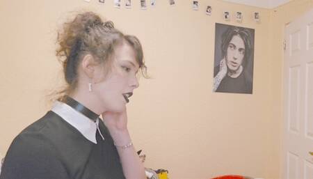 Goth Employee Sucks Married Cock