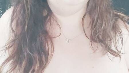 Purple Lips Smoking Topless