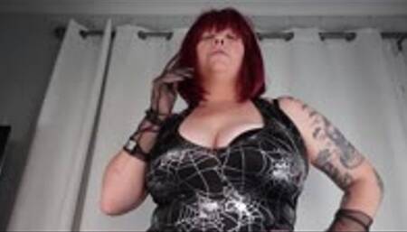 Witch eats you! Shows off Big Stomach after MP4 1080