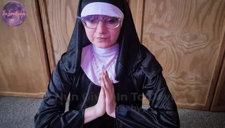 Virgin Nun Gives in to Devil Cock