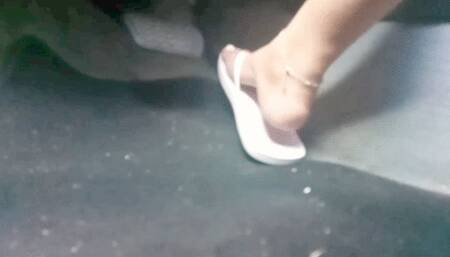 White Flip Flop Flooring To The Mall