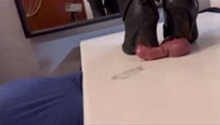 Cock and Ball Doormat - CBT Trample Crush