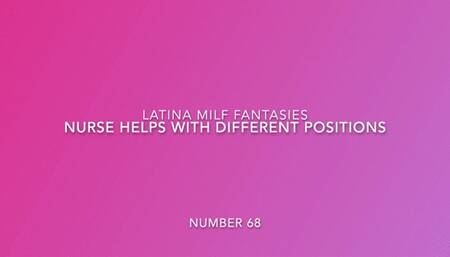 I am a nurse helping you recuperate by discovering which sex position work best for you