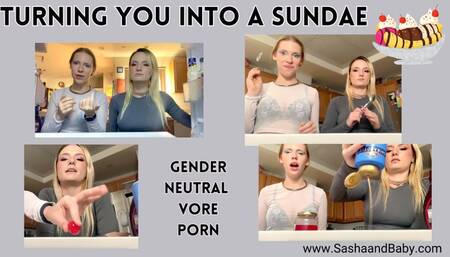 Making a Sundae Out of You - Vore Giantess Dining Gender Neutral