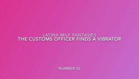 I am a Customs Officer searching your luggage.