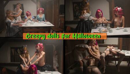 Creepy dolls for Halloween - mp4 720p