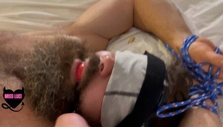 Motel 6 Session: Bondage, Sensory Deprivation, Beta Training & Draining