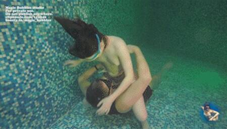 889 Helen and Aoro - gentle underwater fetishists