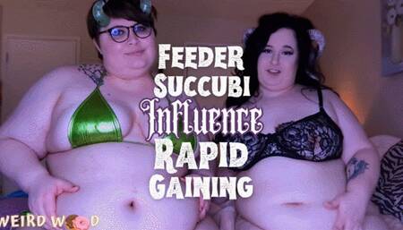 Feeder Succubi Wood & Aria Influence Rapid Gaining - MP4
