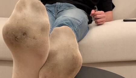 Sniff my dirty white socks