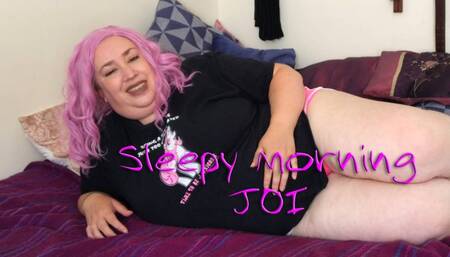 Sleepy Morning JOI - BBW Jerk off instruction wmv