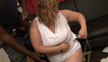 BBW MILF BACK TO TAKE 3 COCKS