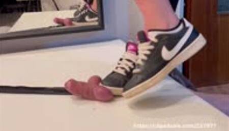 Sneaker and Barefoot Crush - Cock Ball Trample