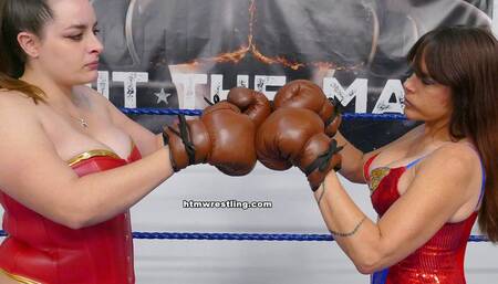 Wonder Eve vs Wonder Onyx Cosplay Boxing - Part 1