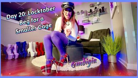 LOCKTOBER DAY 20: BEG FOR A SMALLER CAGE