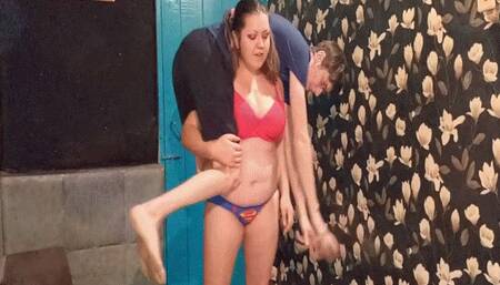 Super girl with super strength MP4