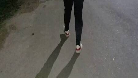 Catching up with a woman in sneakers MP4