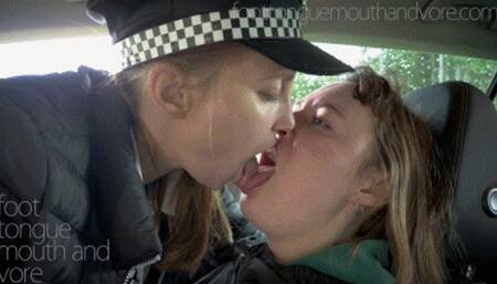 The Corrupt Police Officer (FF Kissing)
