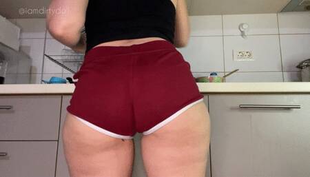 Doing chores and farting