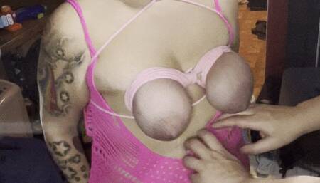 Fishnets Ripped Off Anal Hook Double Penetration Doggy Style