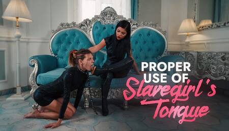 Proper Use of Slavegirl's Tongue