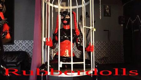 Latex Lara And Lola Noir - Used In The Birdcage - HD