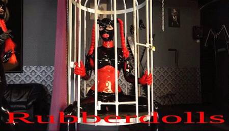 Latex Lara And Lola Noir - Used In The Birdcage - wmv