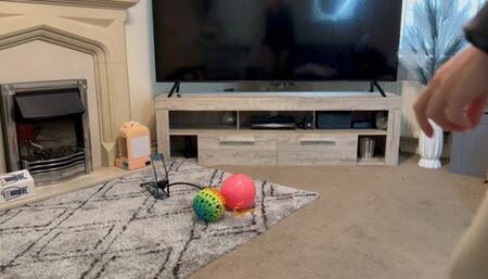 Pump to pop 2 pvc footballs