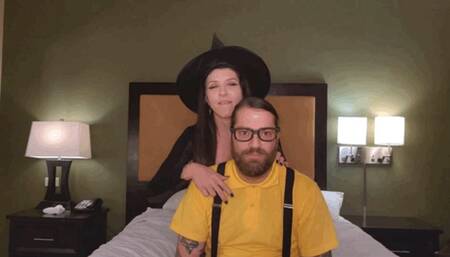 Lester and the magic hand over mouth trick