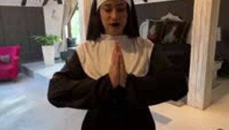 Worship The Hot Halloween Nun