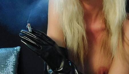 Hot smoking in my leather gloves