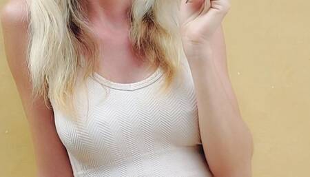 Outdoor Chainsmoking and sunglasses