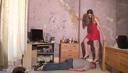 Danielle Red Dress & Red High Heels 2