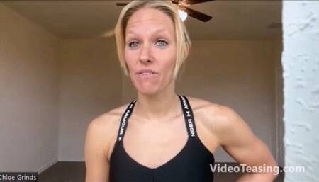 Chloe Grinds Bicep Worship Audition Video