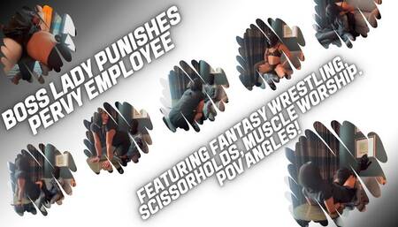 Boss lady punishes pervy employee