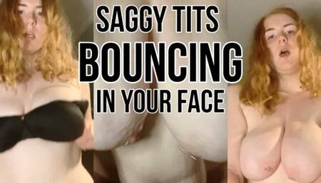 POV Saggy Tits Teen Rides Your Cock